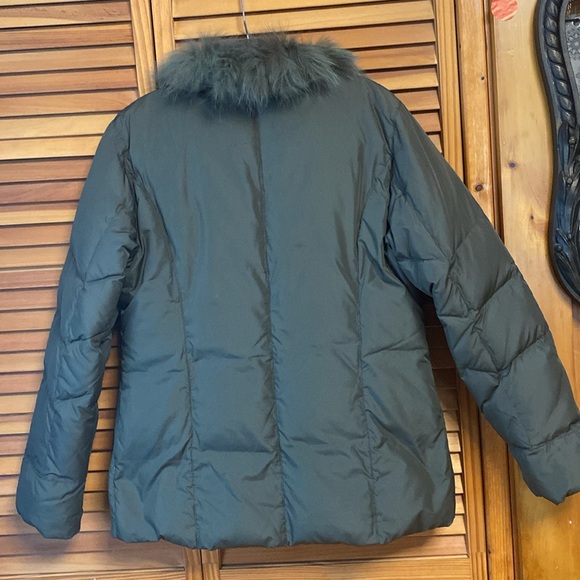 Easy comfort Beautiful jacket button front 2pockets fur collar - Picture 3 of 3